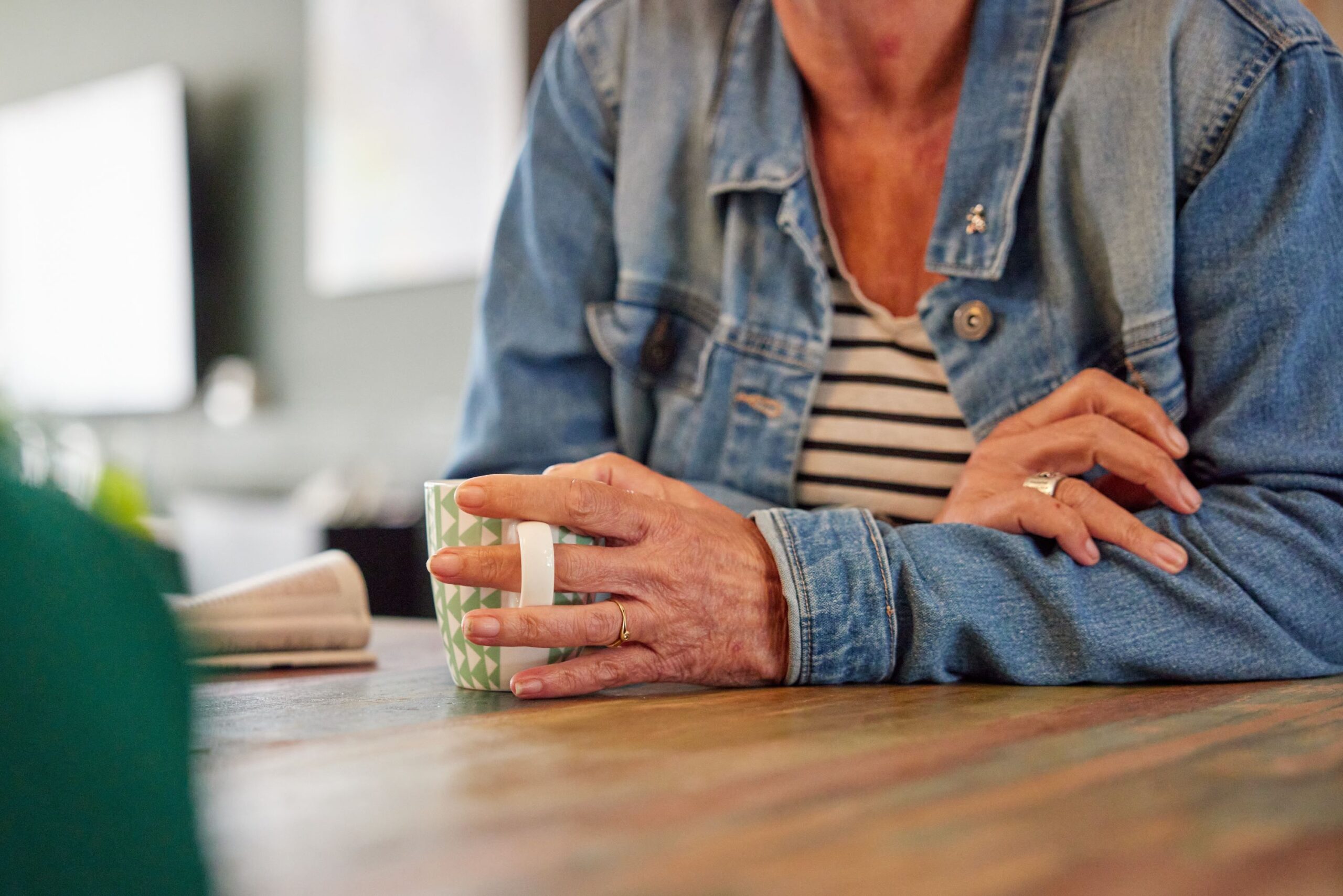 Ondersteuning met een kop koffie